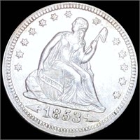 1853 Seated Liberty Quarter UNCIRCULATED