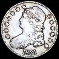 1831 Capped Bust Half Dollar LIGHTLY CIRCULATED