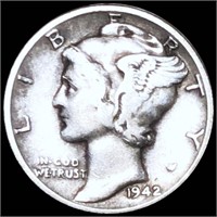 1942/41-D Mercury Silver Dime NICELY CIRCULATED