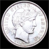 1912 Barber Silver Dime UNCIRCULATED