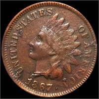 1867 Indian Head Penny LIGHTLY CIRCULATED