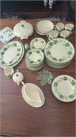 Over 40 Pcs Franciscan Earthenware Ivy Made in USA