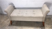 Gray Storage Upholstered Bench M12A