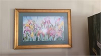 Large Signed Sharon Pitts Framed Painting