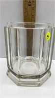 9X6 VINTAGE CANDY/ TOBACCO GLASS CANISTER