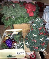 Small Christmas tree, decor and more