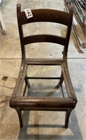 (2) Wood chairs