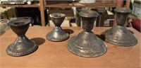 Sterling Silver candle stands