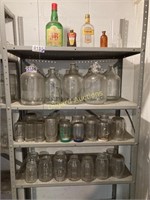 Glass jars (shelf NOT included)
