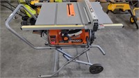 Ridgid 10 In Table Saw With Stand