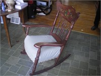 Rocking Chair, Antique, Wooden