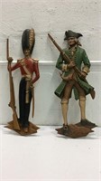 2 Wall Plaque Soldiers K12C
