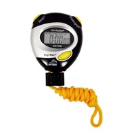 Digi-Max Digital Stopwatch With Yellow Strap