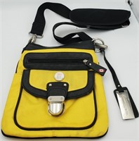 Yellow Shoulder Utility Bag
