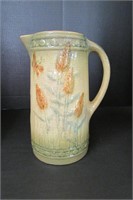 Nice Pottery Water Pitcher with Cat Tails