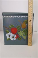 Biscuit Tin - Handpainted and Signed