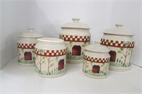Thomson Pottery Canister Set (One without lid)