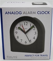 NEW Tzumi  Analog Alarm Clock