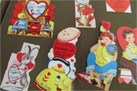 Lot -Vintage Valentines, Post Cards, Patches, etc