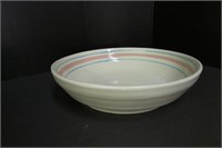 Unmarked McCoy Vintage Pottery Bowl Pink and Blue