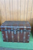 Gorgeous Steamer Trunk w/ Shelves and Boxes still