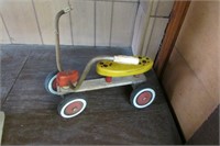 Vintage Wood Ride Toy w Metal Handle Bars 18"x13"