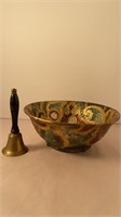 Decorative Bowl and Hand Bell
