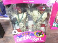 5627 1992 Army Barbie & Ken Deluxe Set (Black)