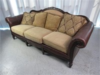 Brown Leather Couch