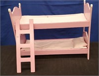 Pink Doll Bunk Bed with Ladder