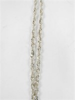 925 Sterling Silver 36" Long Necklace Chain