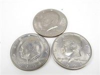 (3) 1971 Half Dollar Coins