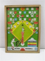 Vintage Tin Action Baseball Game