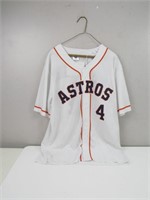 Astros Jersey #4 Size Adult XL