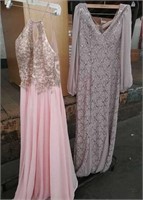 2 Formal Dresses - size Large