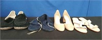 Box Shoes size 8, Slippers size 10, Moccasins