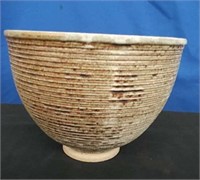 Large Pottery Bowl 8" H x 10 1/2" W
