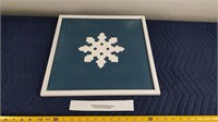 16" x 16" Painted Snowflake Wall Hanging