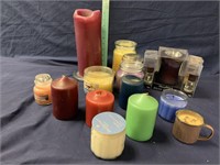 Assorted candles