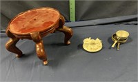 Plant stand, tiny China set- Occupied Japan and