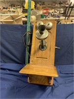 American Electric wood crank telephone
