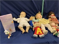 Assorted dolls