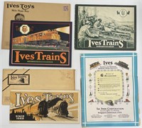 4 Late Ives Consumer Catalogs