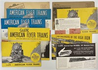 7pc American Flyer Prewar Paper Lot