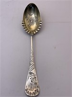 Etched Sterling Spoon