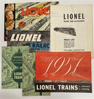Nice 1951 Lionel Paper Archive
