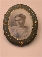 Vintage Portrait Pin