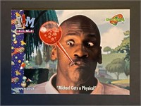 1996 Upper Deck Space Jam Michael Gets a Physical