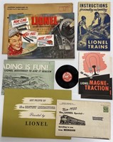Nice Group of 1950 Lionel Paper