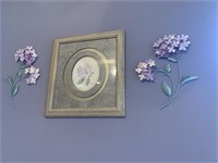 3 PC DECORATIVE LOT WITH LILACS